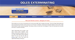 Desktop Screenshot of oglesexterminating.com